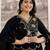 women ethnic motifs embroidered empire sequinned kurta with trousers & with dupatta