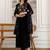 women ethnic motifs embroidered empire sequinned kurta with trousers & with dupatta