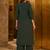 women floral embroidered regular thread work  cotton kurta with palazzos