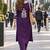 women ethnic motifs printed regular kurta with trousers