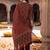 women ethnic motifs printed regular  cotton kurta with trousers & with dupatta
