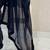 Black embellished sequinned  georgette designer saree