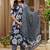 women floral printed pleated  cotton kurta with trousers & with dupatta