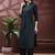 women regular  cotton kurta with trousers