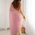 Pink embellished sequinned satin heavy work saree