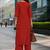 women ethnic motifs embroidered regular thread work  cotton kurta with palazzos