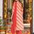 printed v-neck sequinned chanderi cotton kurta with trousers & dupatta