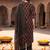 women ethnic motifs printed regular  cotton kurta with trousers & with dupatta