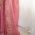 Pink floral embroidered tissue saree