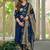 women floral printed regular mirror work  cotton kurta with palazzos & with dupatta