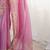 Purple floral embroidered tissue saree