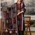 women embroidered sequinned  cotton kurta with trousers & with dupatta