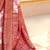 Off white ethnic motifs zari silk blend banarasi saree