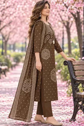 women ethnic motifs printed regular