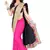 black embroidered georgette saree with blouse