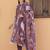 embroidered round neck thread work  cotton kurta with trousers & dupatta