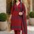 women ethnic motifs regular  cotton kurta with trousers & with dupatta