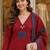women ethnic motifs regular  cotton kurta with trousers & with dupatta