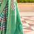 Green zari silk blend banarasi saree