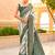 Off white woven design zari silk blend designer banarasi saree