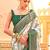 Off white woven design zari silk blend designer banarasi saree