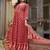 women ethnic motifs printed empire  cotton kurta with trousers & with dupatta