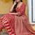 women ethnic motifs printed empire  cotton kurta with trousers & with dupatta