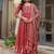 women ethnic motifs printed empire  cotton kurta with trousers & with dupatta