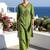 women ethnic motifs embroidered regular thread work  cotton kurta with palazzos