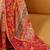 Pink floral silk cotton saree