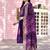 embroidered regular chanderi cotton kurta with trousers & dupatta