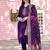 embroidered regular chanderi cotton kurta with trousers & dupatta