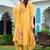 women floral embroidered regular thread work kurta with trousers & with dupatta