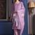 floral embroidered  cotton straight kurta with trousers & dupatta