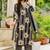 women floral printed regular  cotton kurta with trousers & with dupatta