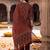 women ethnic motifs printed regular  cotton kurta with trousers & with dupatta