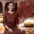 women ethnic motifs printed regular  cotton kurta with trousers & with dupatta