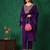 women ethnic motifs embroidered kurta with trousers & dupatta