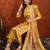 floral printed v-neck straight kurta with trousers & dupatta