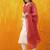 women embroidered kurta with trousers & dupatta