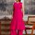 women regular mirror work kurta with palazzos