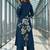 women floral printed regular thread work chanderi cotton kurta with palazzos