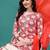 women floral printed kurta with trousers & with dupatta
