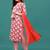 women floral printed kurta with trousers & with dupatta