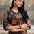 women floral printed kurta with palazzos