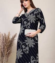 women ethnic motifs printed regular kurta with palazzos