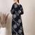 women ethnic motifs printed regular kurta with palazzos
