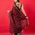 Maroon ethnic motifs printed zari bhagalpuri saree