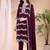women ethnic regular thread work kurta with trousers with dupatta