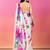floral satin shoulder pre-pleated ready to wear saree